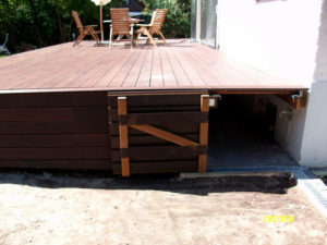 Holzterrasse mit Stauraum Oranienburg