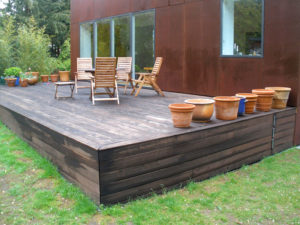 Holzterrasse Friedrichsthal